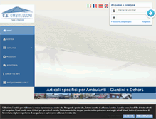 Tablet Screenshot of gsombrelloni.it